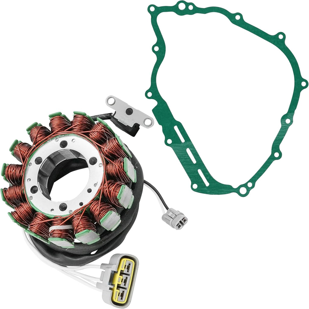 Caltric Stator and Gasket Compatible With Yamaha Grizzly 700 Yfm700Fg 4Wd Fi Eps 2007-2015
