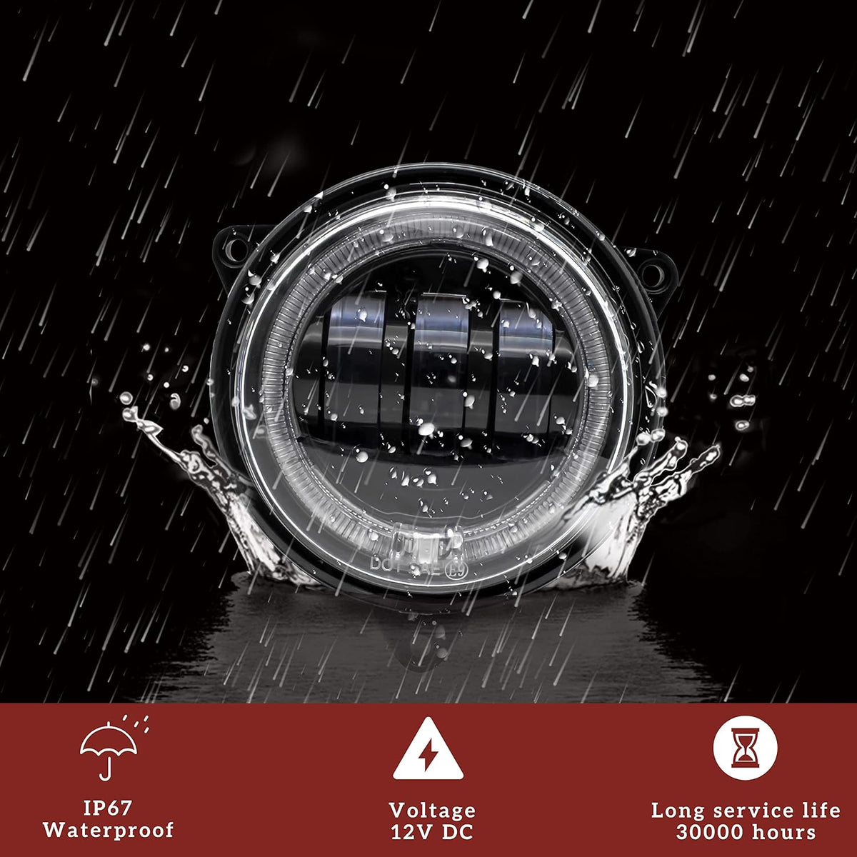 SAUTVS LED Headlight for Can-Am Outlander 500 650 800 850 1000 2012-2022