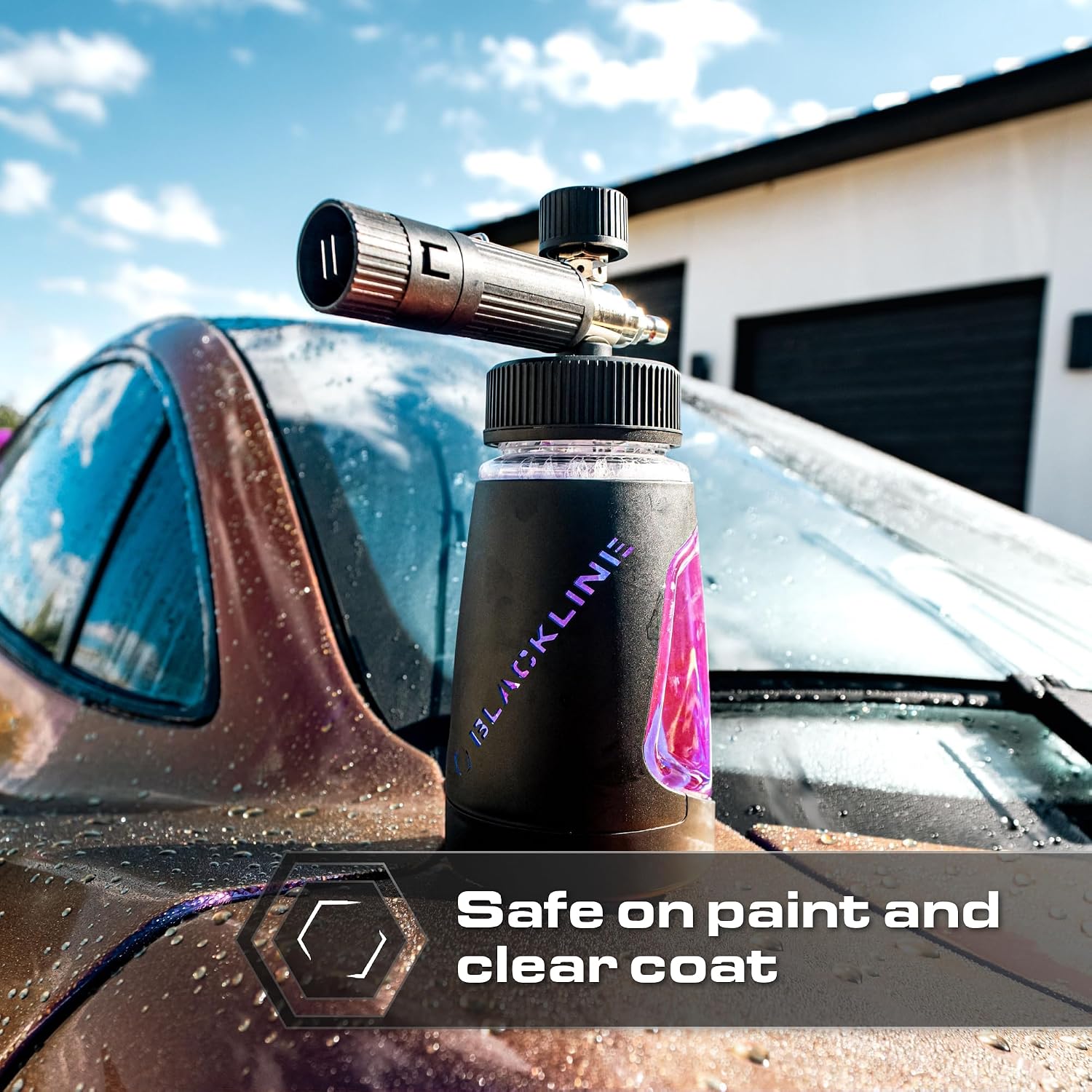 Ultra Foam Cannon, 1/4" Quick Connect, Heavy-Duty Thick Foam | Heavy-duty foam cannon lays thick, shaving-cream foam