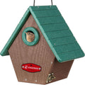 Recycled Poly Lumber Bird House with Predator Guard for Wrens