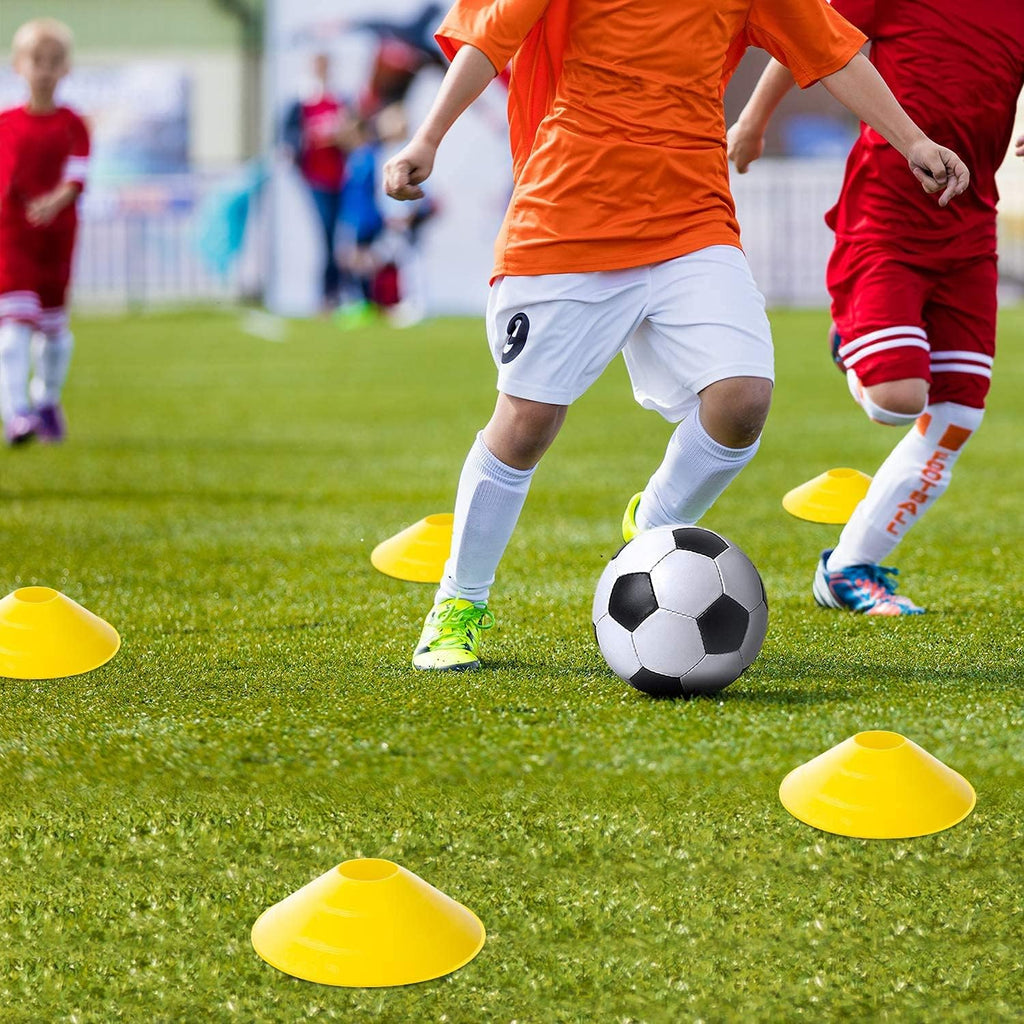 Agility Ladder Speed Training Equipment Set-20ft Agility Ladder,12 Soccer Cones,4 Hurdles, Jump Rope, Running