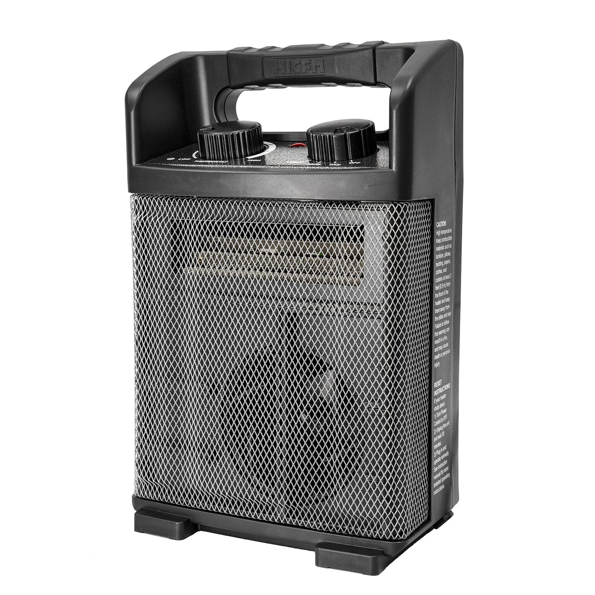 1500W Electric Utility Space Heater BTU 5120 with Thermostat Control