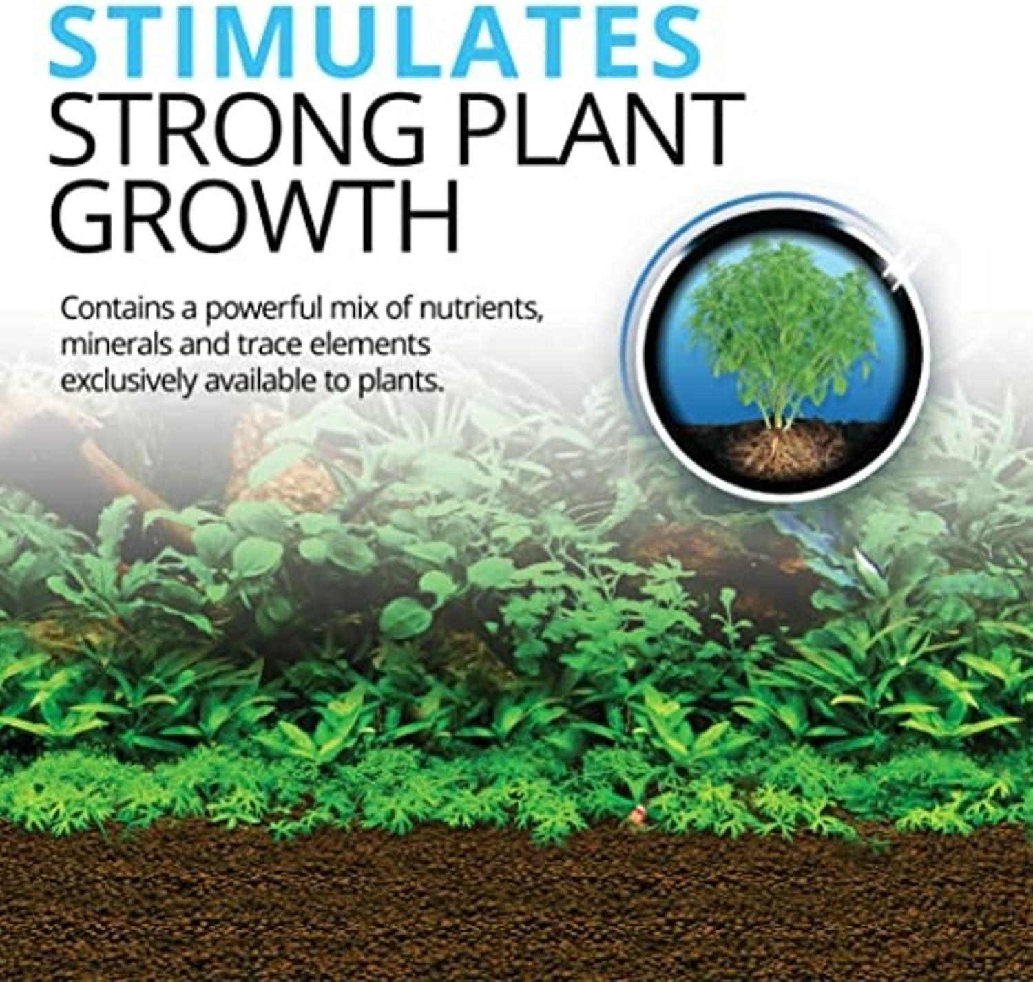 12696 Volcanic Soil Bio Stratum for Planted Tanks, 4.4 lbs. | Natural Mineral-Rich, Aquarium Substrate for Healthy