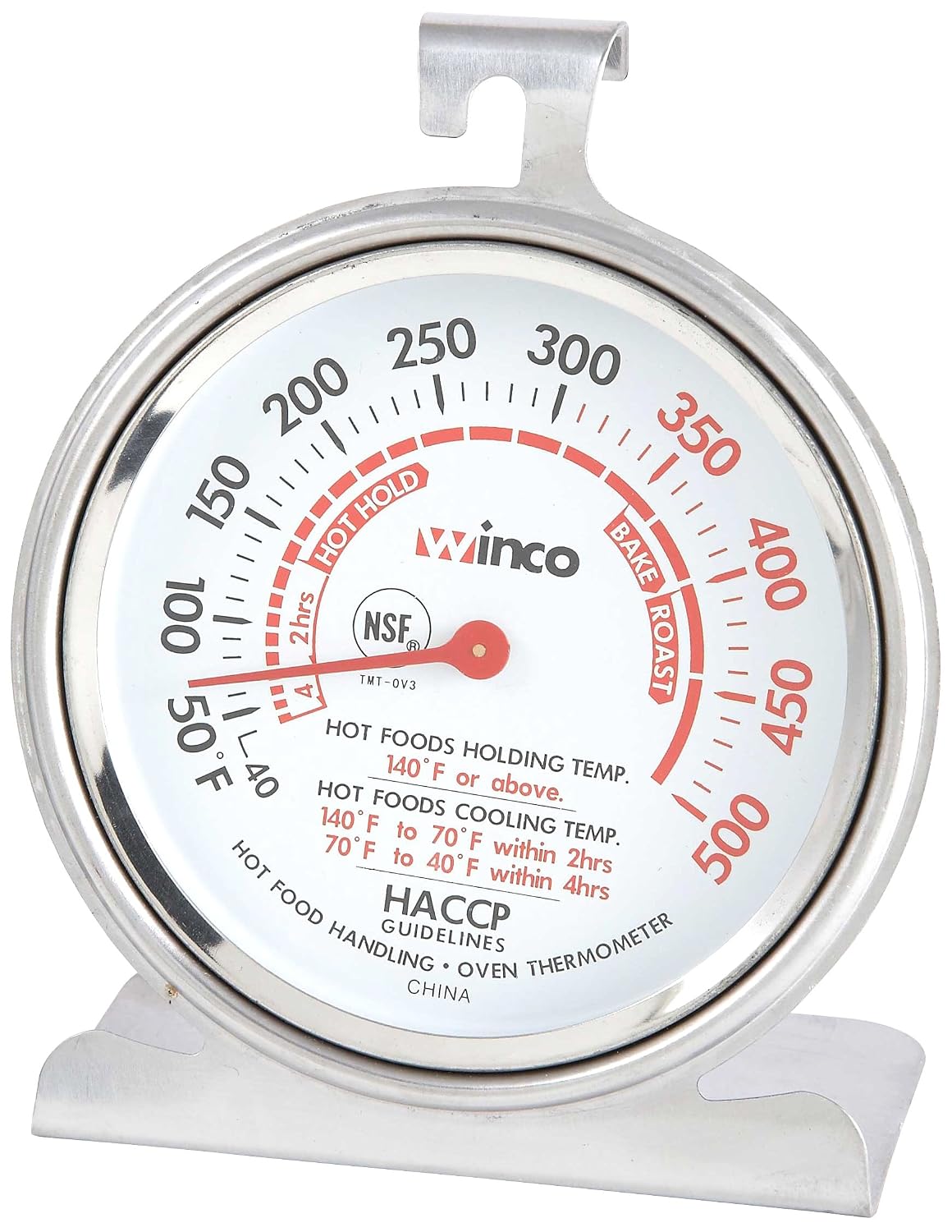 3" Dial Clear Oven Thermometer