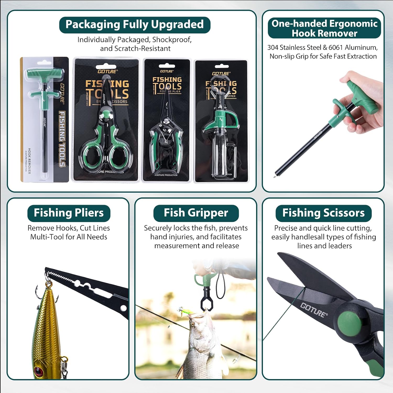 Fishing Kits for Adult,Fishing Pole and Reel Combo, OpenSide Fishing Sling Tackle Storage Bag with 3 Tackle