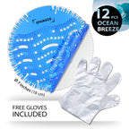 Urinal Screen Deodorizer, 12 Pack Ocean Breeze Cakes