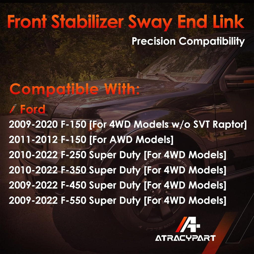 Sway Bar Links K750362 Front 2 Pcs, Fit For 2009-2022 Ford F150/F250/F350