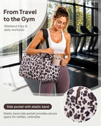 3Pcs Weekender Bags For Women, Carry On Bag, Overnight Bag