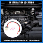 VekAuto Blower Motor Connector Plug Wire Harness for Kia Forte 2013-2018