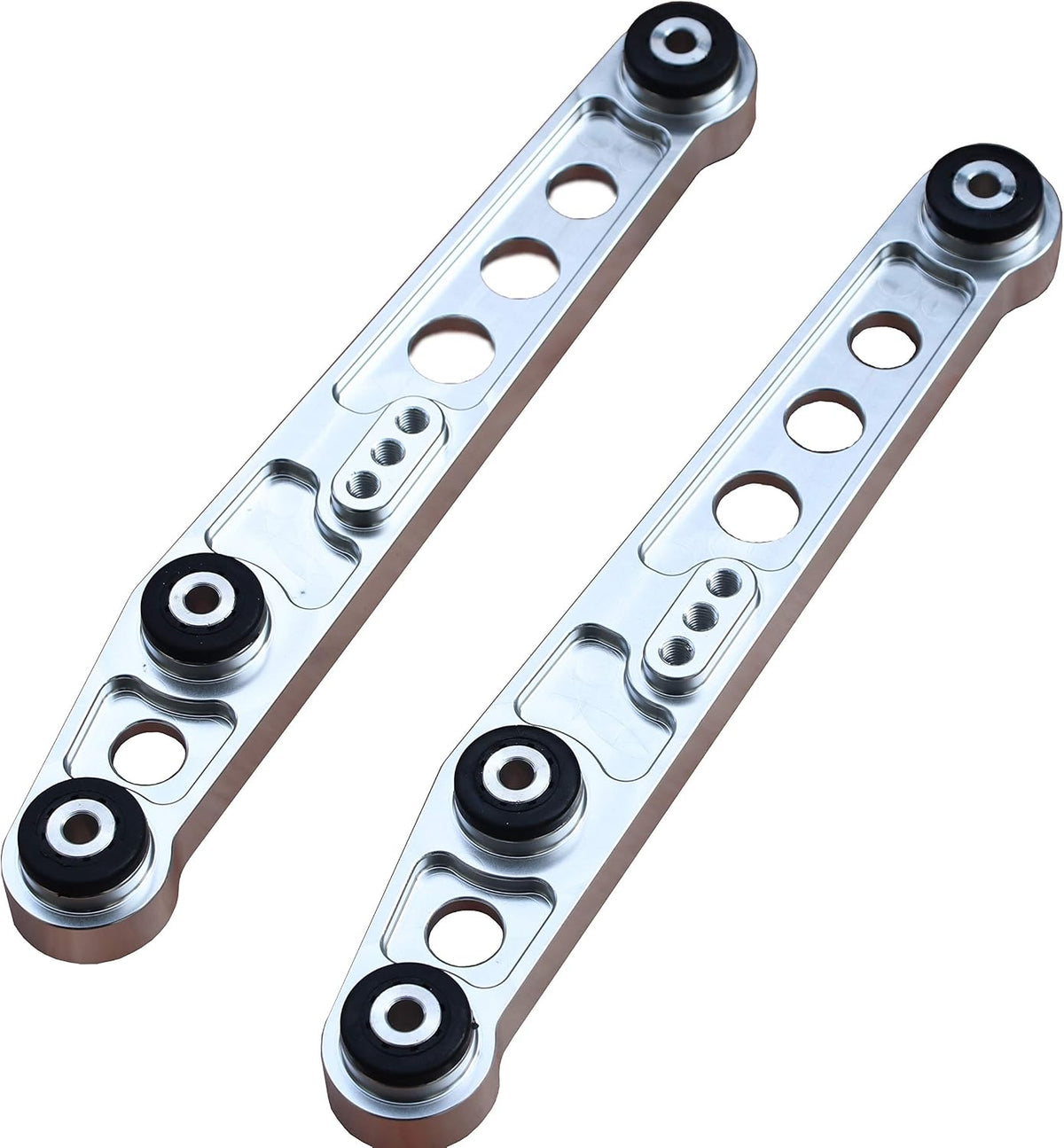 New 2pcs Sliver Al Rear Lower Control Arm Upgrade Performance Replacement Racing Kit fit 1994-2001 Acura Integra / 1992-1995 Honda Civic EG