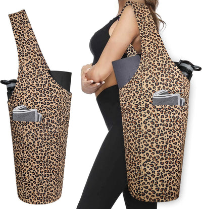 Yoga Mat Bag - Long Tote with Pockets - Holds More Yoga Accessories - Yoga Bag Fit Most Size Mats - Yoga Mat Carrier
