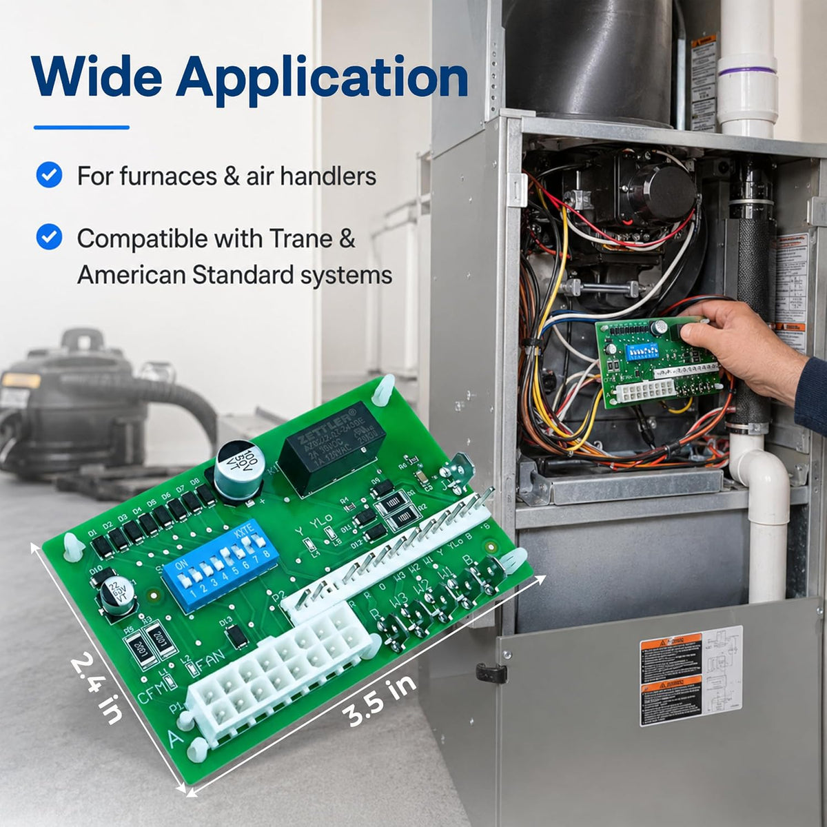 C800796P01 Furnace Control Board Replacement for Trane & American Standard