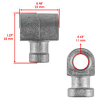 Caltric 2 Deck Lift Bolt Nut Trunnion Compatible With John Deere E130 E140 E150 E170 E180 E160
