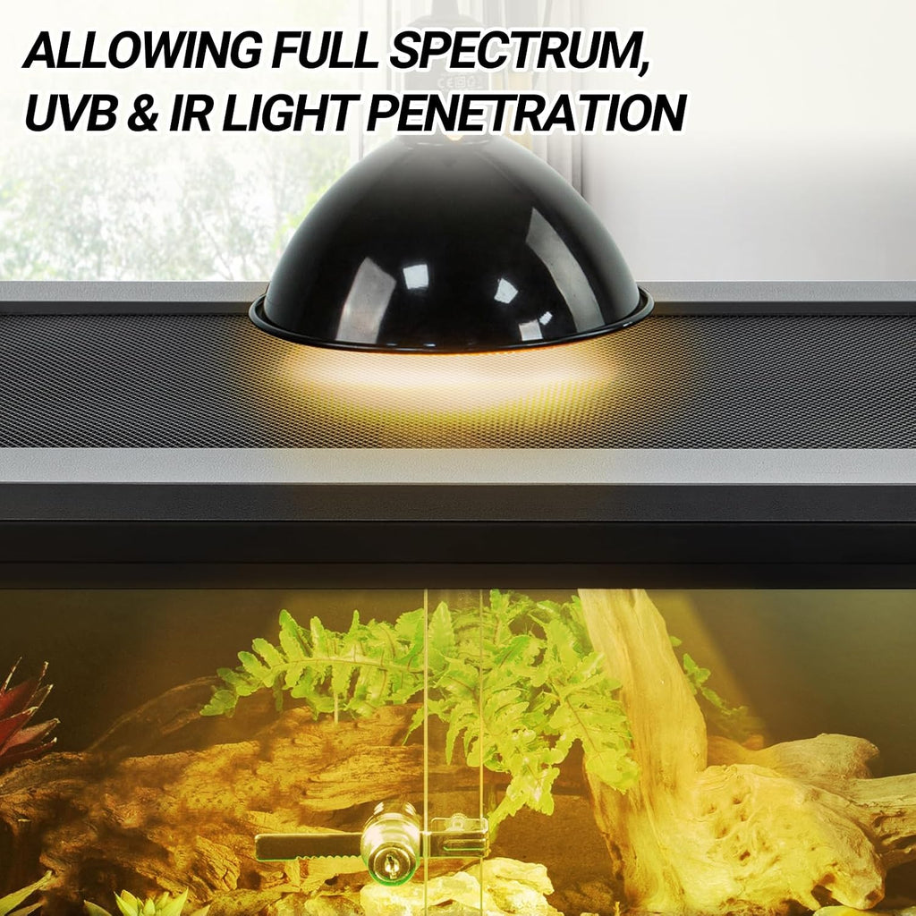 20 Gallon PVC Reptile Tank, 30x12x12 inch Reptile Terrarium for Crested Gecko Frog Lizard Snake Turtle Hermit Crab
