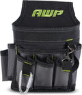 Ballistic Nylon Mini Tool Pouch Multi-Pocket Organizer for Electricians, Professional Tool Box for Efficient