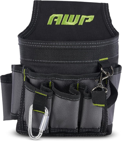 Ballistic Nylon Mini Tool Pouch Multi-Pocket Organizer for Electricians, Professional Tool Box for Efficient