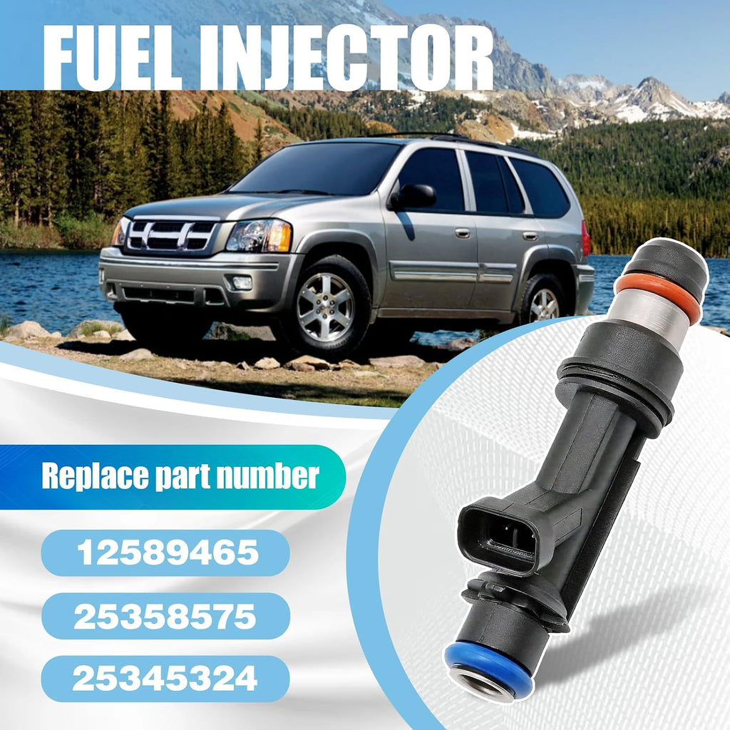 12589465 Fuel Injector Fit Colorado 2004-2007 2.8L 2.9L I4 / 3.5L 3.7L I5