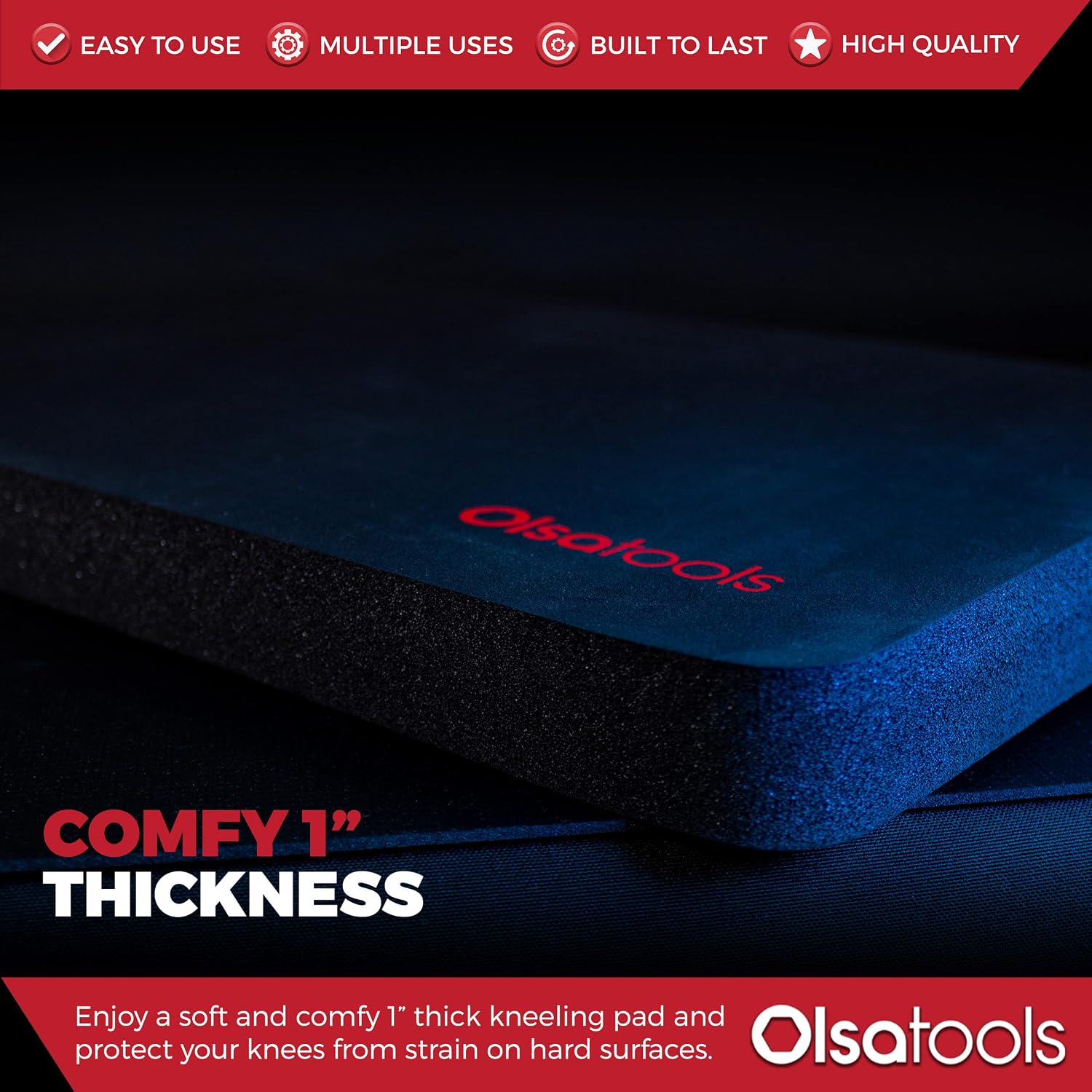 Mechanics Kneeling Pad - Protection Knee Pads - Kneeling Work Mat - Under Car Mat - Creeper Pad - Work Pad - Foam Pad