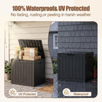 Package Delivery Boxes for Outside, 40 Gallon Outdoor Storage Box | Waterproof & UV Protected, Parcel Drop Box for