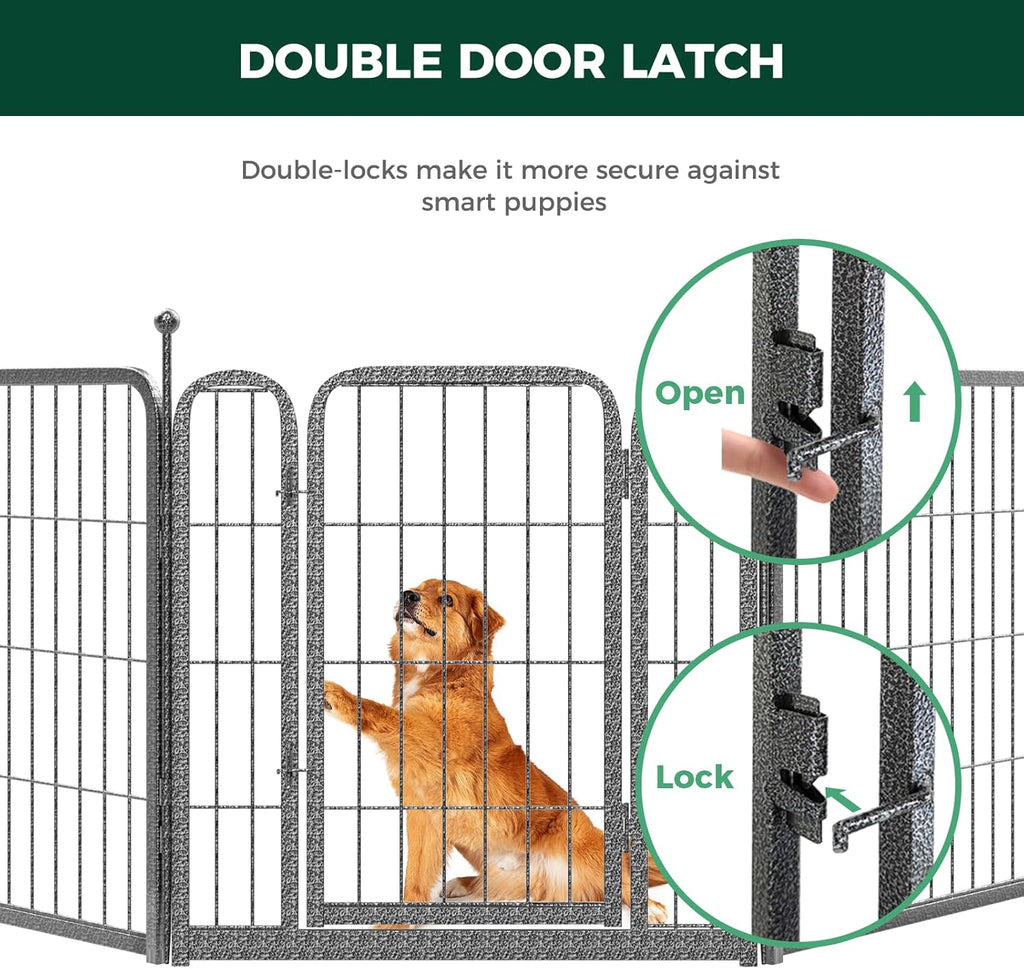 Aster Dog Playpen Designed for Yard, 24inch 16 Panels