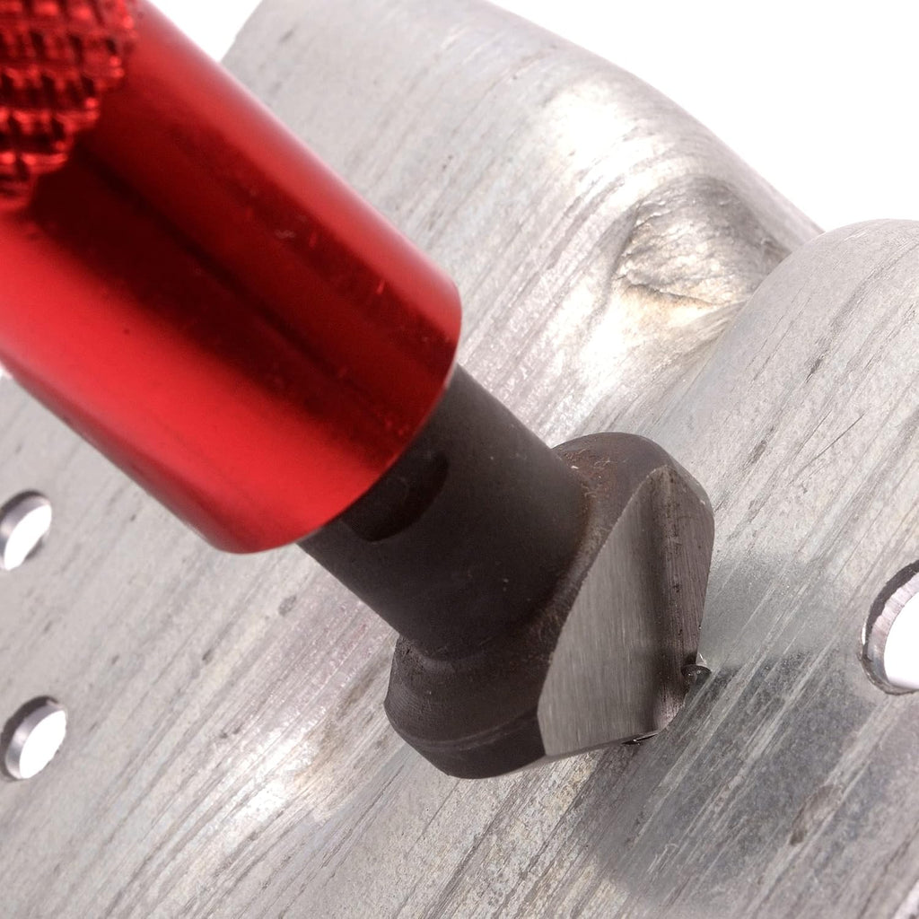 AFA Tooling 90-Degree Countersink Hand Reamer, HRC64 HSS, Knurled Handle