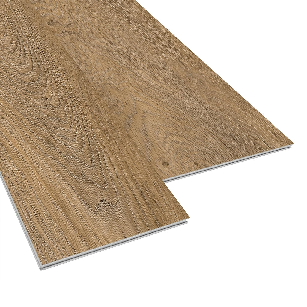Wide Plank Luxury Vinyl Flooring, Gingermisu Maple 9" x 48", 7mm Thick Vinyl Planks with Click and Lock Installation