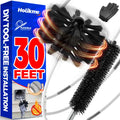 Dryer Vent Cleaner Kit - 30Ft Fireplace Chimney Brushes Flexible