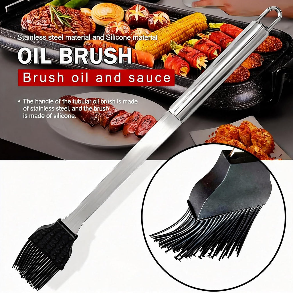 Small Travel 5-Piece 304 Stainless Steel Grill Tool Set with Storage Case – BBQ Grilling Accessories, Ideal Gift for
