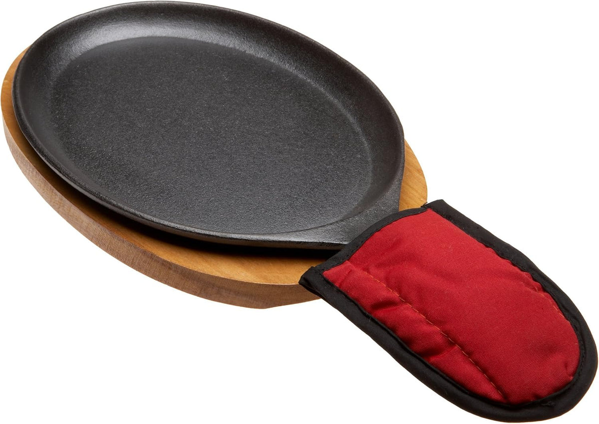 Fajita Plate Set, Black (10132), 15.25 Inch
