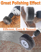 Rocaris 4 Pack 2 in Wire Wheel Brush Wire Wheel Brush for Drill Attachment
