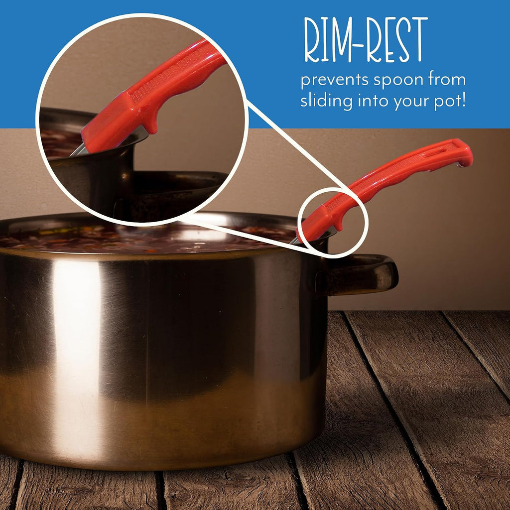 Portion Control Serving Spoons (6-Piece Ladle Set)