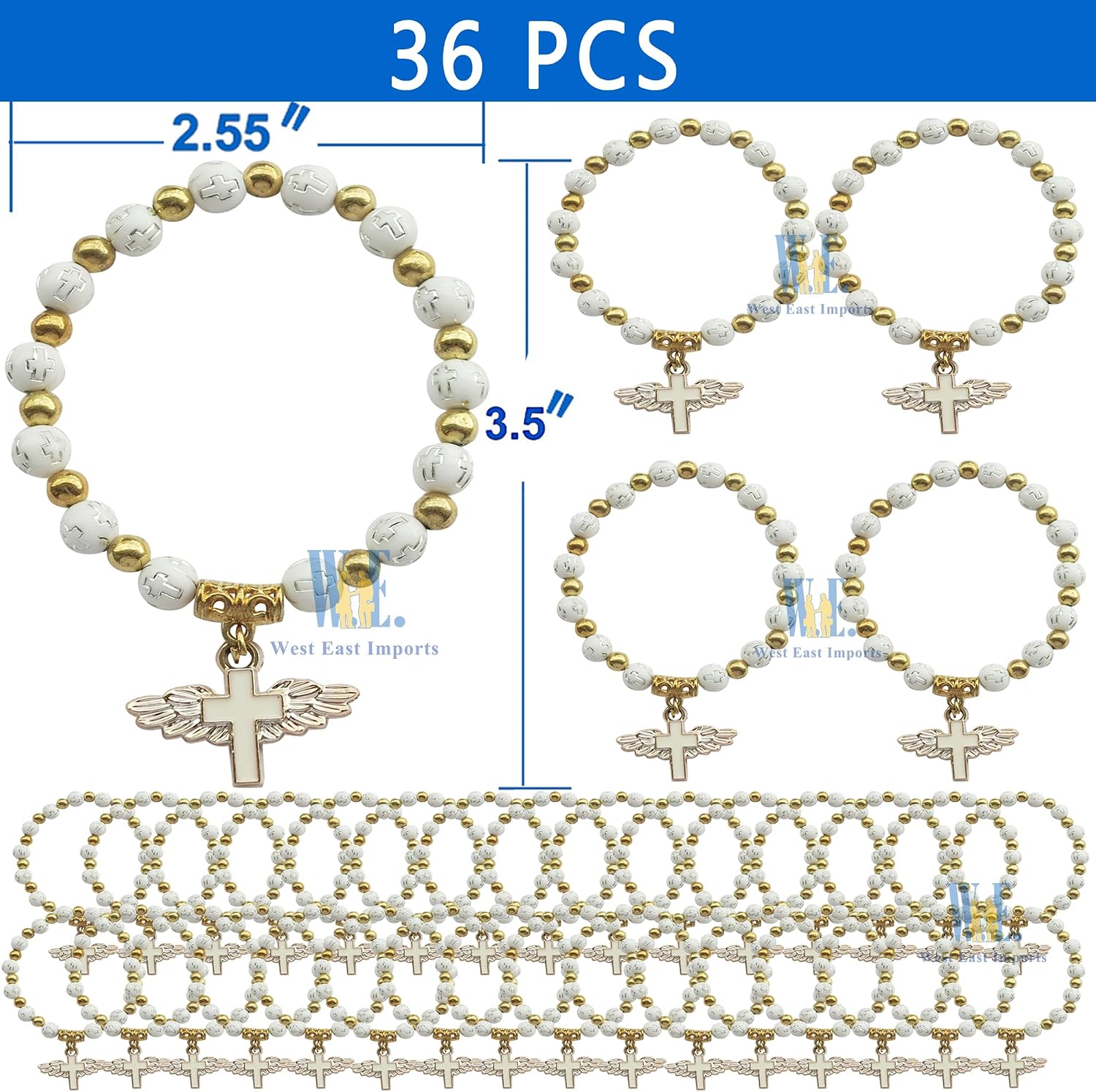 Angel Bracelet Baptism First Communion Favors Bulk