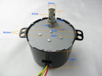 CHANCS 50KTYZ Synchronous Low Speed Motor AC 110V 1/1.2RPM Small Electric Motor