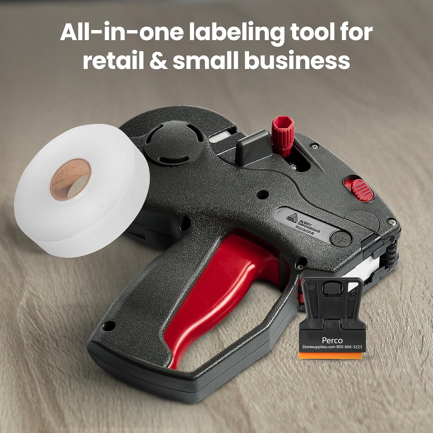 Monarch 1131 Pricing Gun with Labels Starter Kit: Includes Price Gun, 10,000 White Pricing Labels and Preloaded Inker