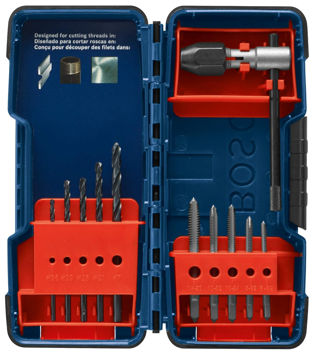Bosch BDT11S 11Piece Tap & Drill Combo Set
