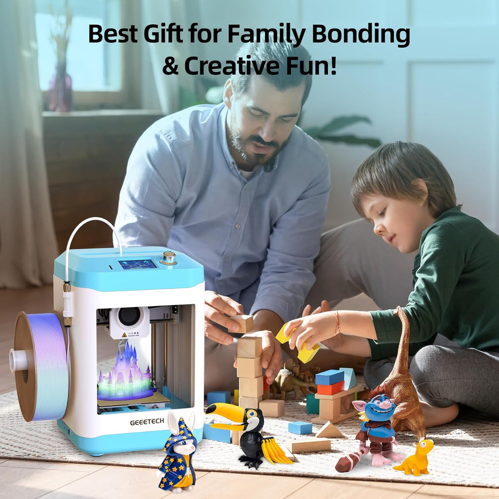3D Printer for Kids & Beginners, High-Speed Mini 3D Printer | Auto-Leveling, Fully Open Source Pre-Assembled STEM