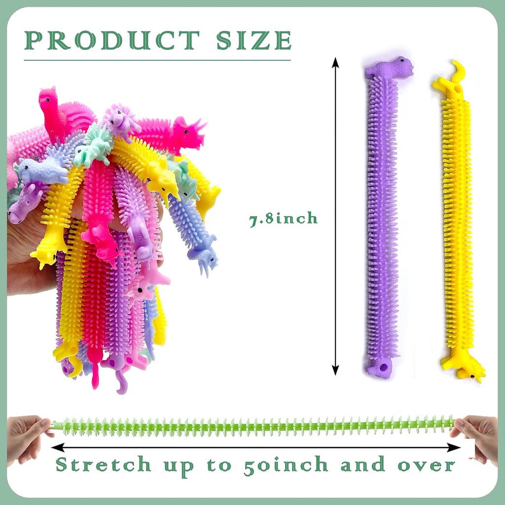 30 Pack Stretchy Strings Fidget Toys, Sensory Toys Bulk for Kids, Adults Stress Relief, Anti-Anxiety Autism Toys