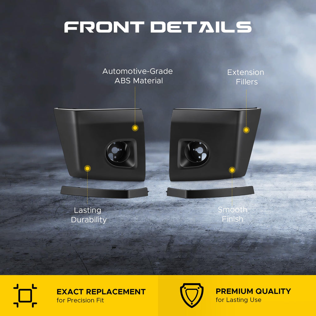 VRC Front Bumper End Caps & Extension Fillers For 2004-2008 Titan
