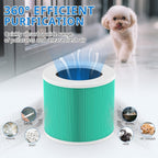 JORAIR 2 Pack HY1800 Replacement Filter For CHIVALZ/Honeyuan Air Purifier
