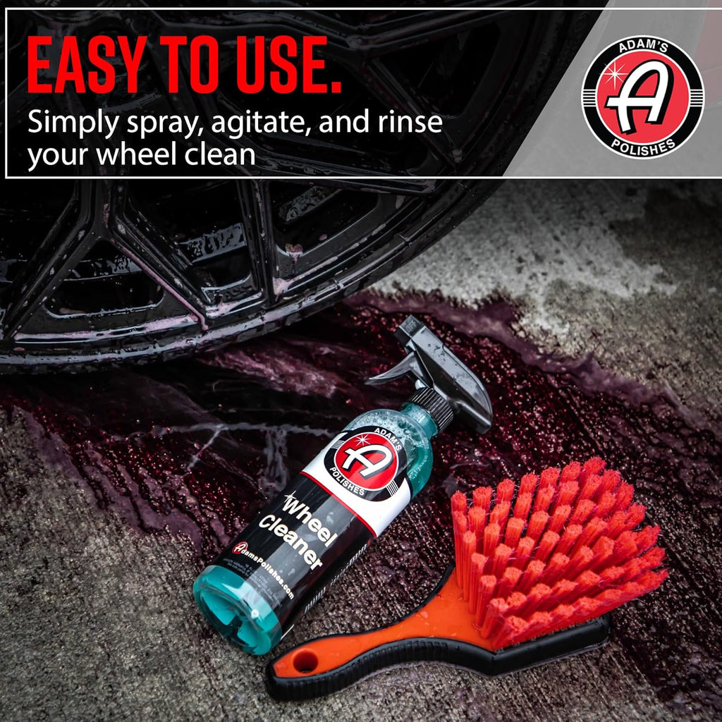 Wheel Cleaner 16oz - Tough Wheel Cleaning Spray for Car Wash Detailing | Rim Cleaner & Brake Dust Remover | Safe On