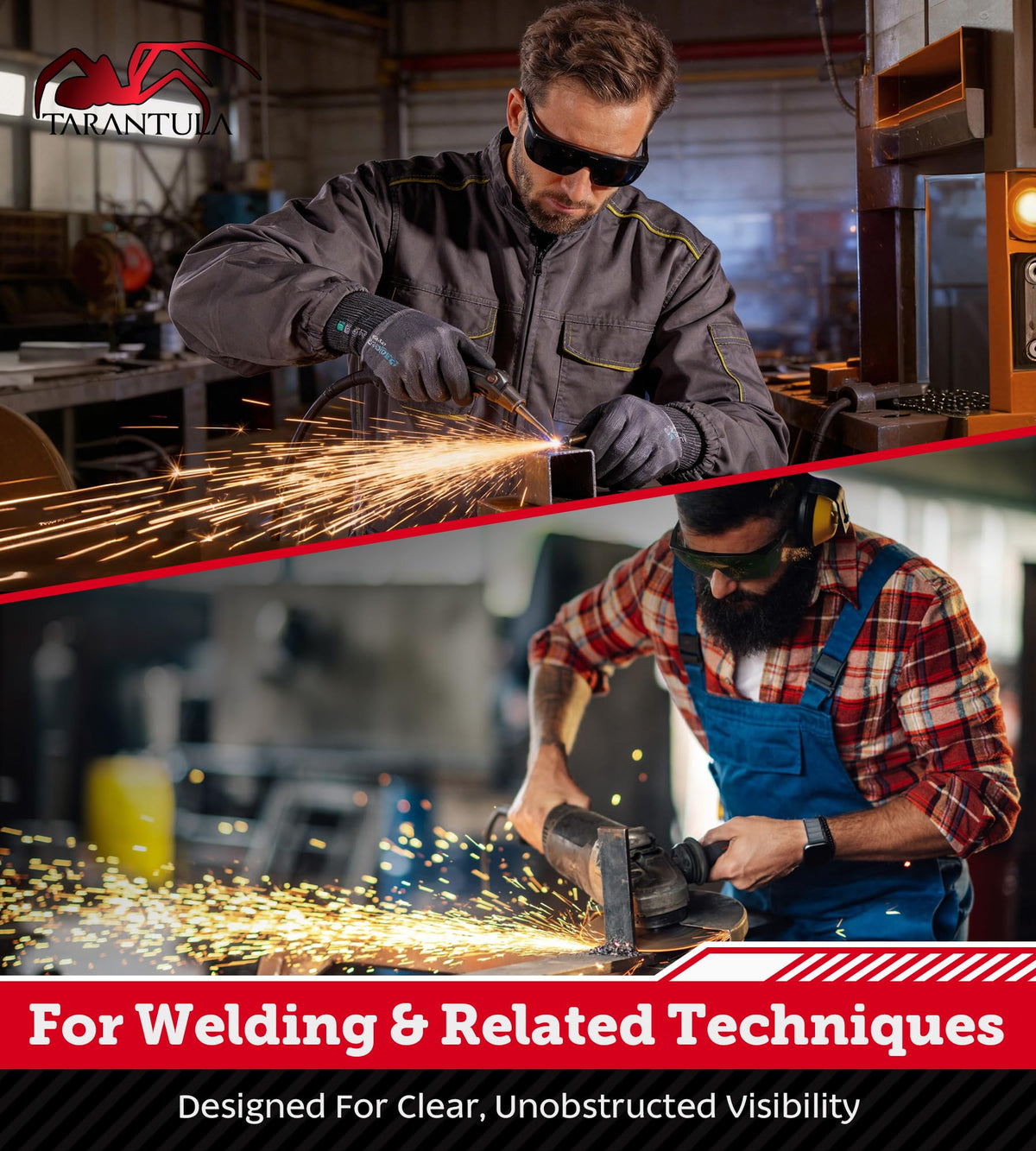 Welding Safety Glasses, IR 5.0 Shade Lens, ANSI Z87.1 Certified
