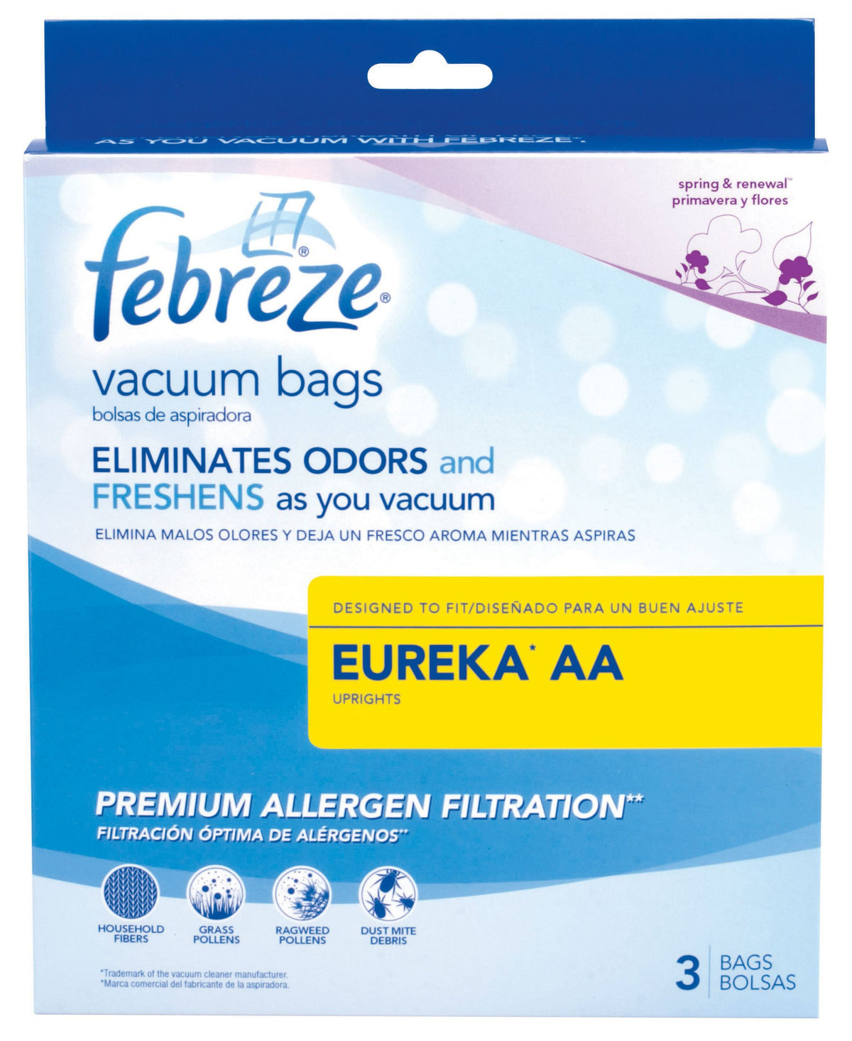 BISSELL Eureka Aa Replacement Vacuum Bag, 3-Pack