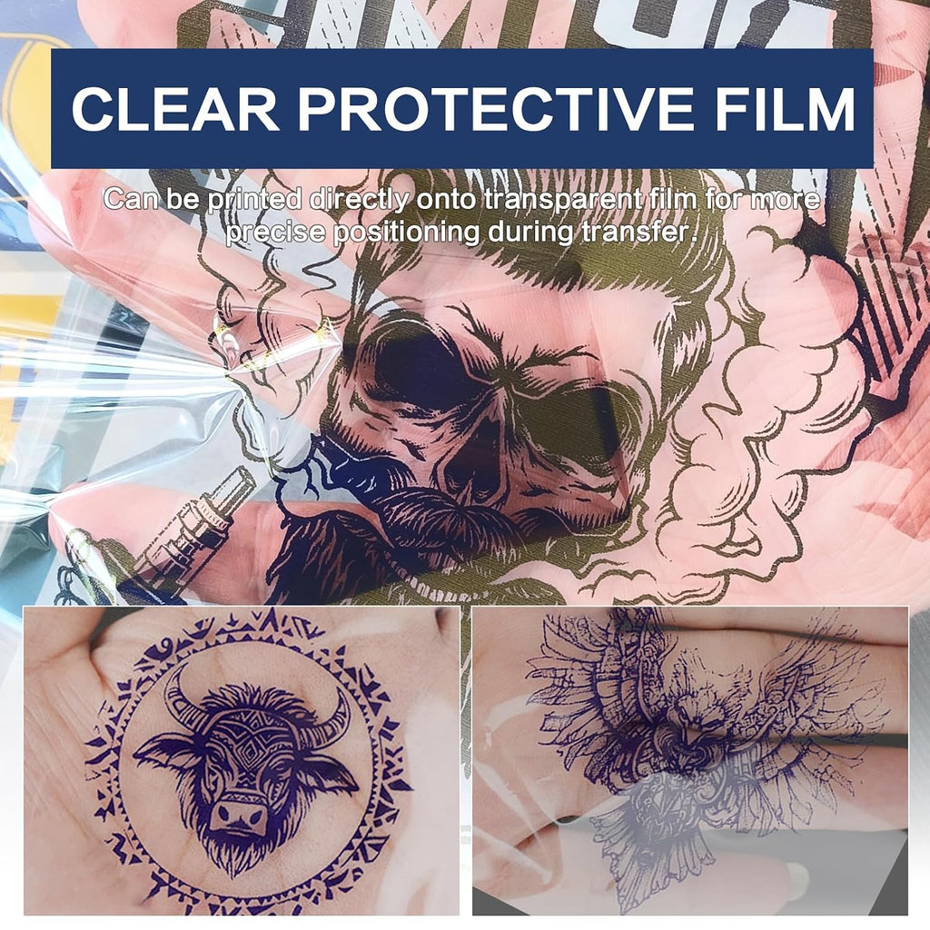 Tattoo Transfer Paper, A4 Size Tattoo Stencil Transfer Paper, 20 Sheets Professional Tattoo Tracing Paper for Tattoo