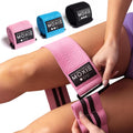 Adjustable Non-Slip Fabric Resistance Bands Set of 3 – Ideal for Legs, Glutes, and Full Body Workouts – Premium