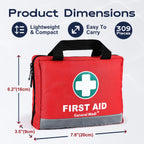 309 Piece First Aid Kit - Emergency Kit