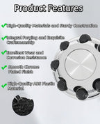 8 Lugs Chrome Wheel Center Caps Replace 15039489