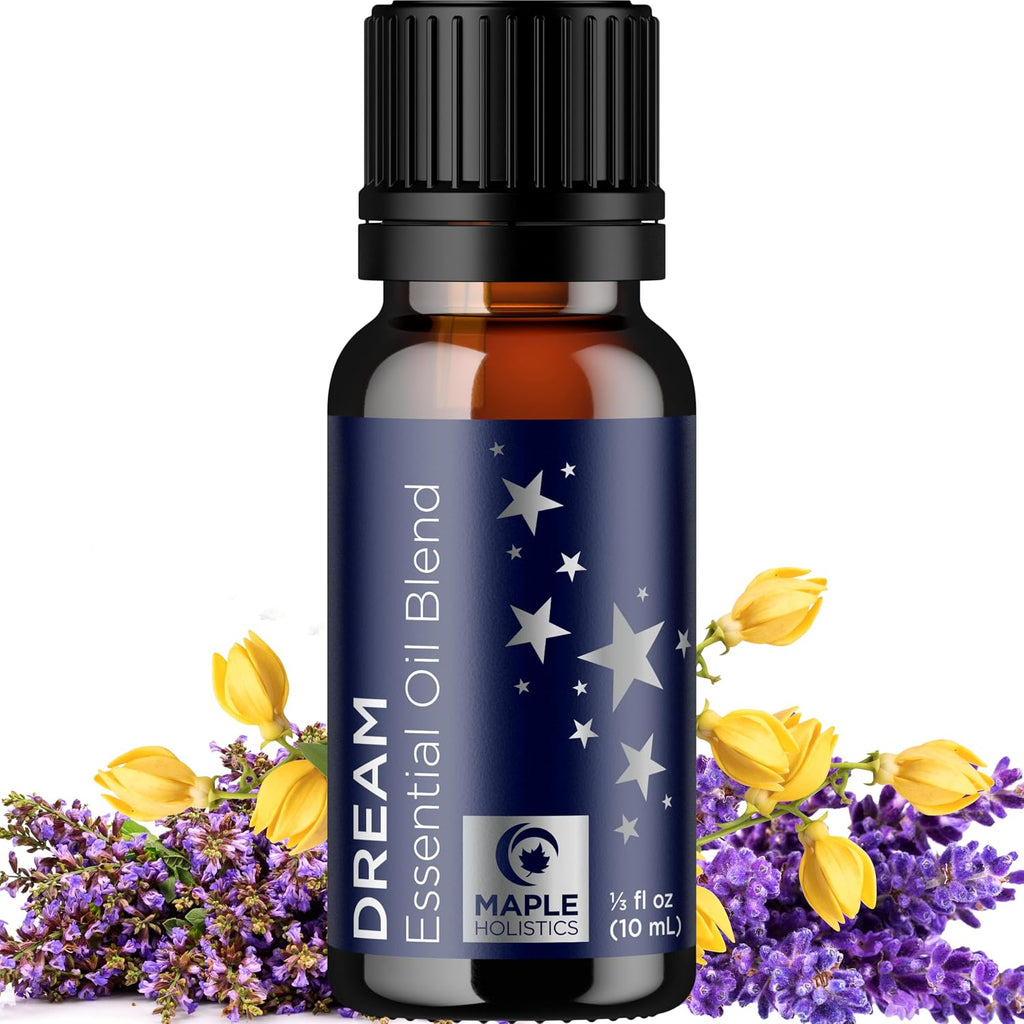 Sleep Essential Oil Blend for Diffuser - Dream Essential Oils for Diffusers Aromatherapy and Relaxation with Clary