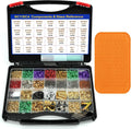 SC1 & SC4 Rekey Kit, Lock Rekeying Kit, Cylinder Pinning Kit | Color-Coded Pins, Springs, Tailpieces, 5 Service
