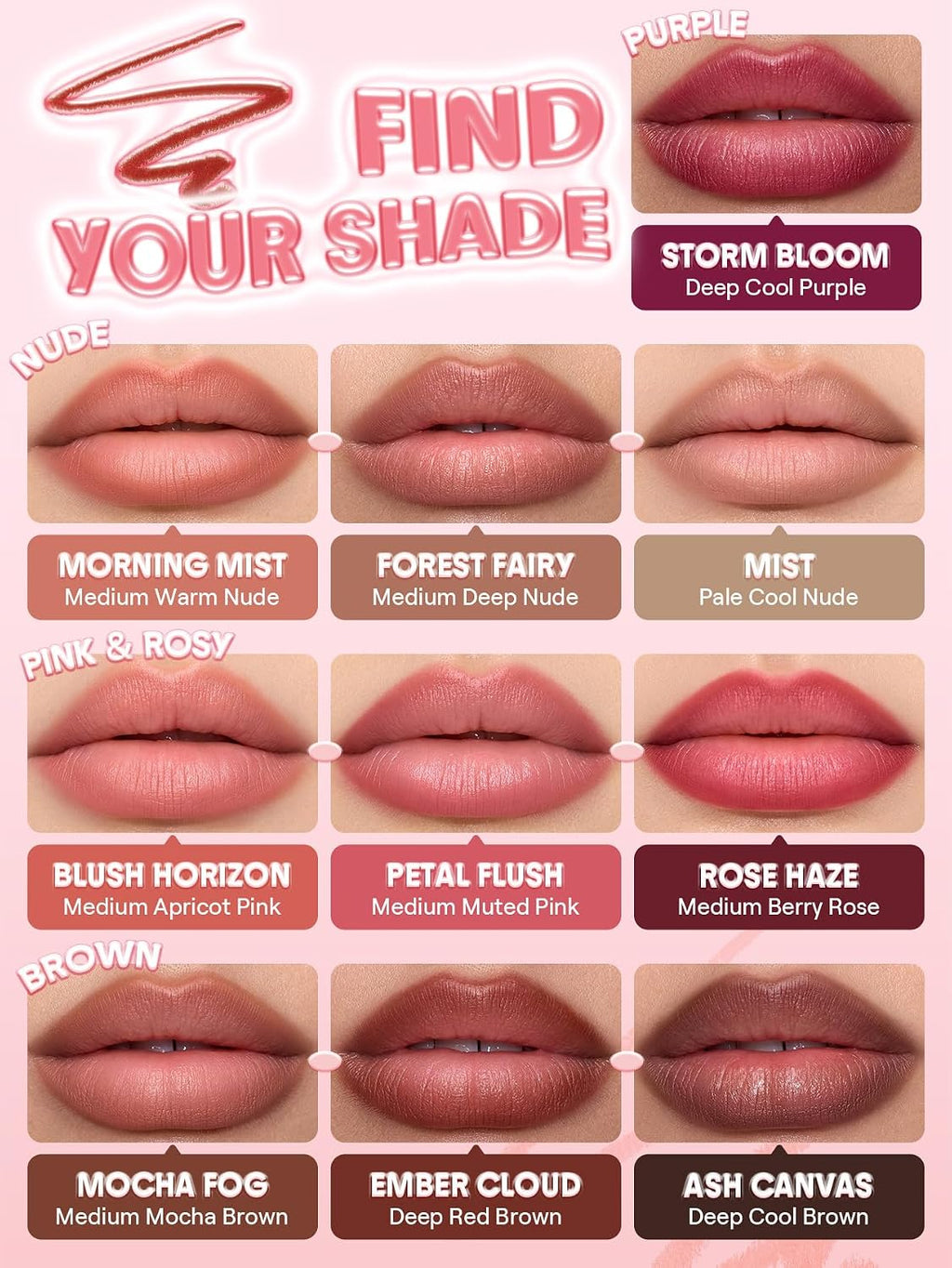 Cloudline Blur Lip Liner Long Lasting,Vegan & Cruelty-Free Lip Stain-Forest Fairy