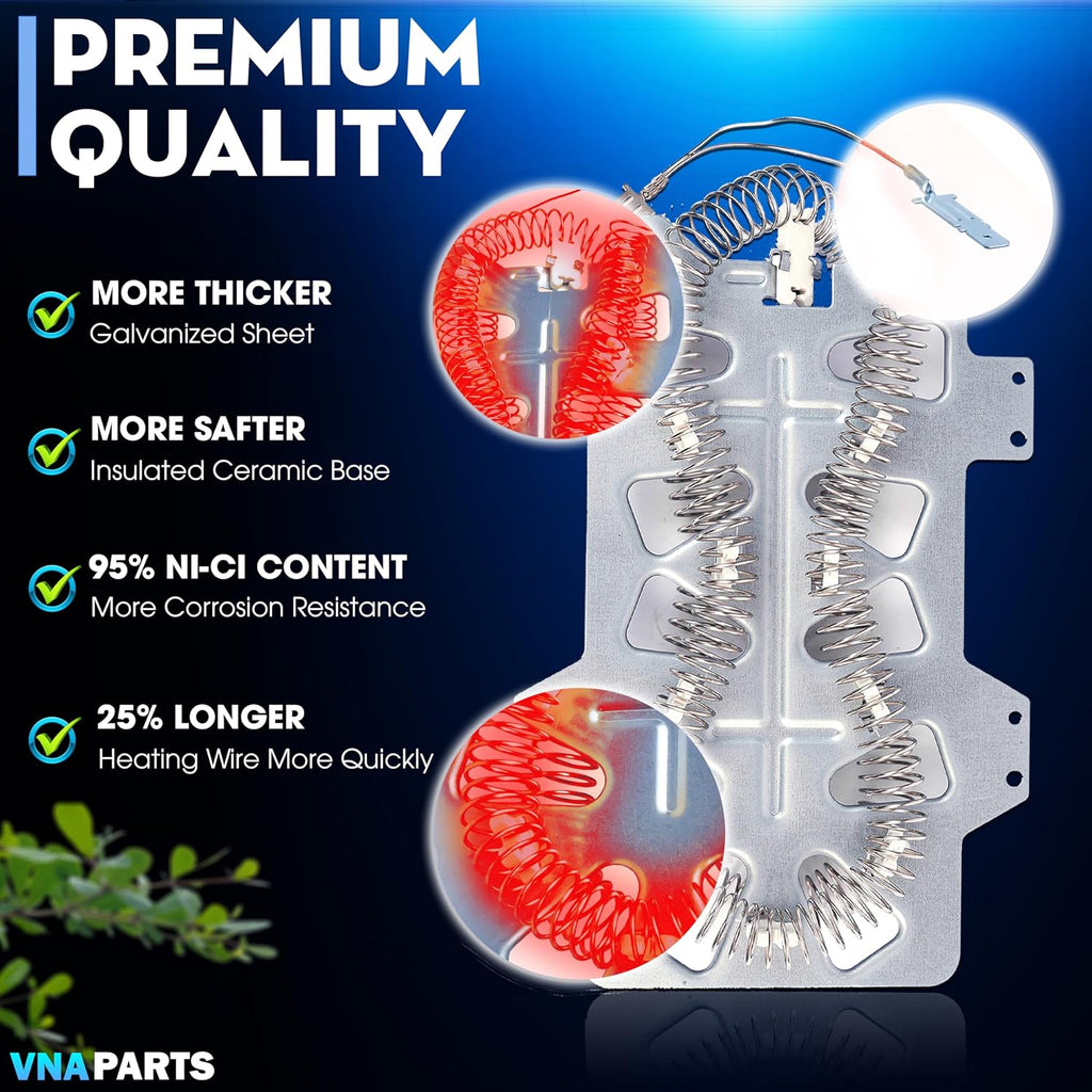 Dryer Heating Element For Samsung DV395ETPASU/A1 DV448AEP/XAA DV350AEW/XAA